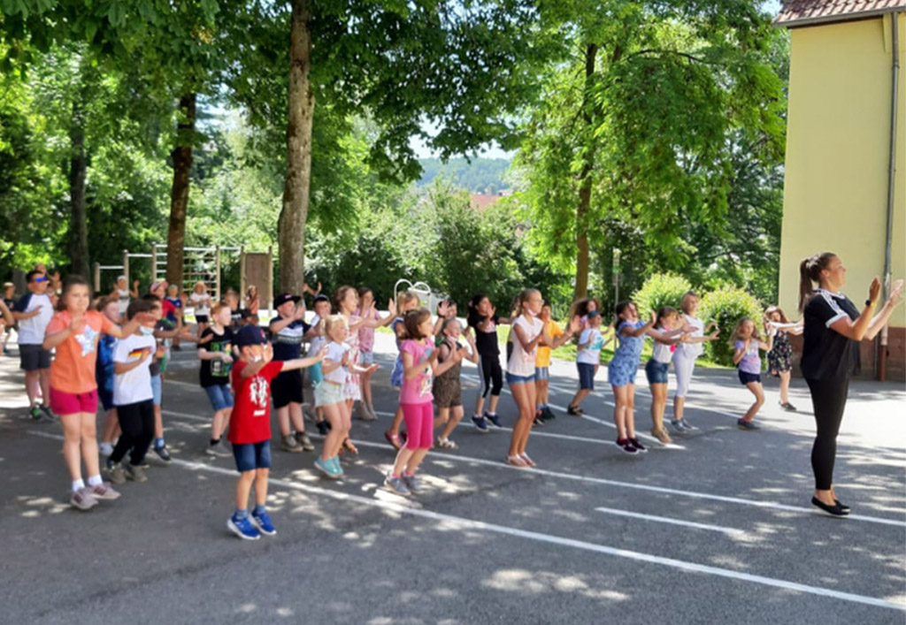 Tanzprojekt an der Grundschule Friedrichsthal - Bismarckschule förderte gute Laune und Fitness