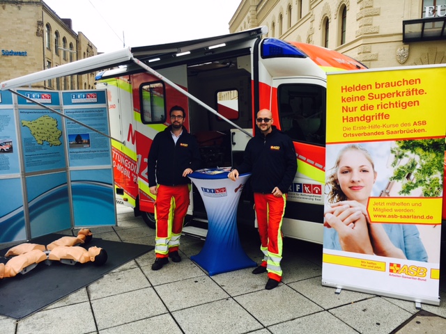 ASB Saarland Aussteller auf Ausbildungsplatzmesse in Saarbrücken