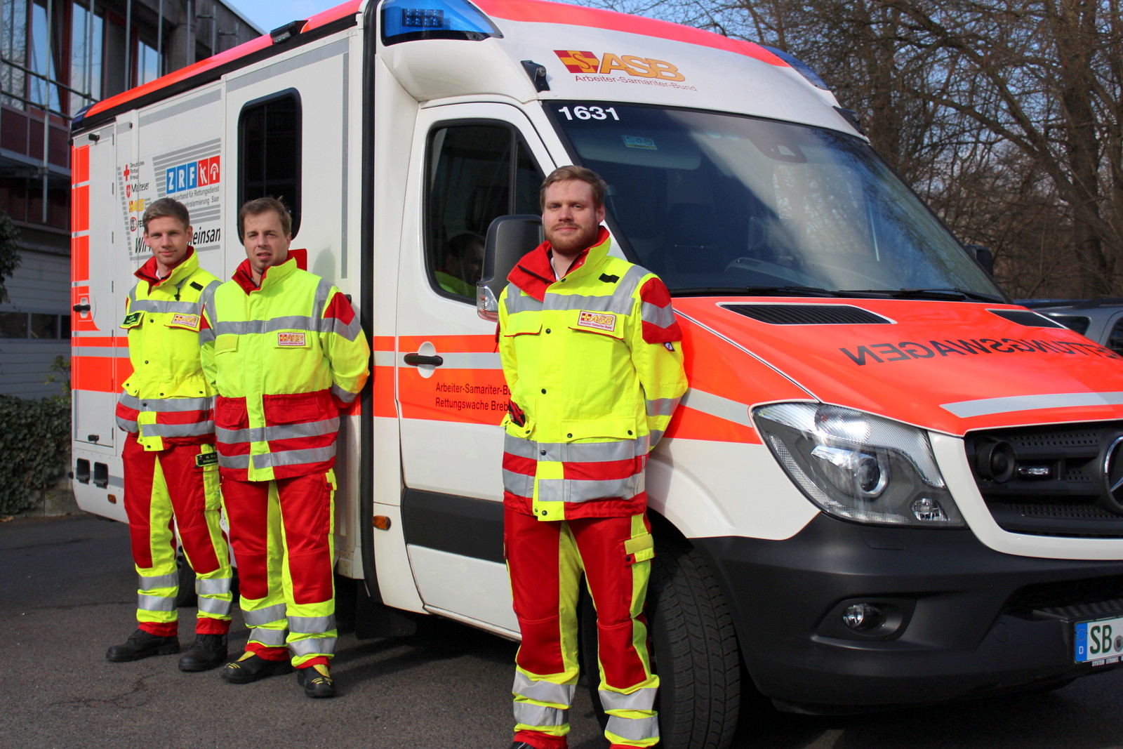Ein Traum seit Kindertagen: Einsatz auf dem Rettungswagen