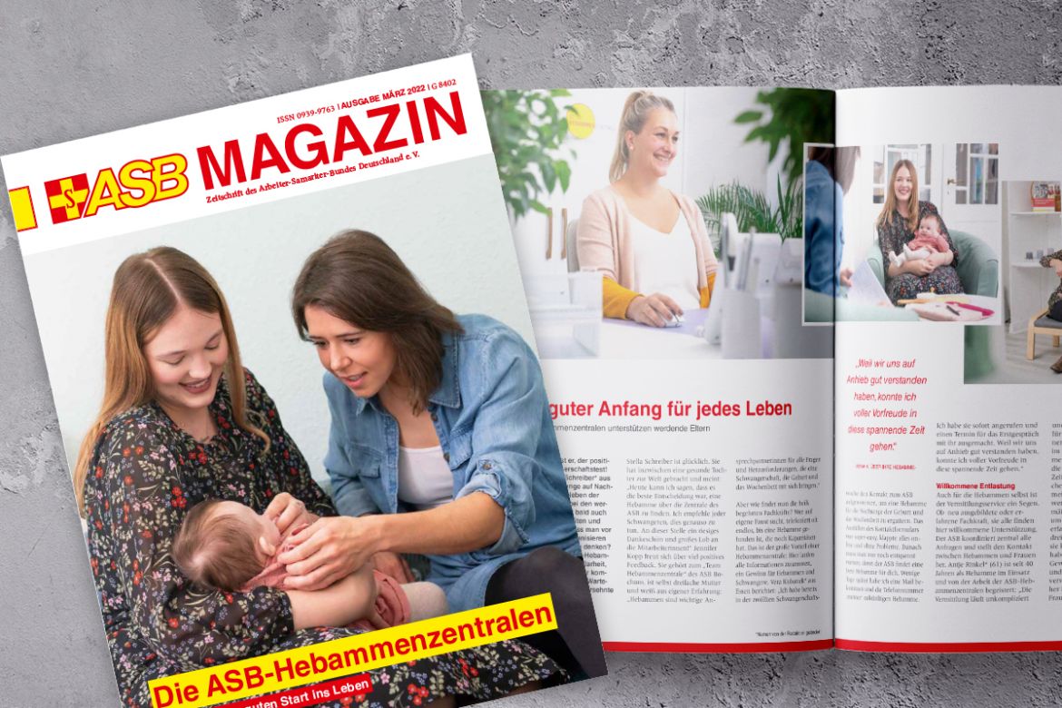 Die März Ausgabe des ASB Magazins ist erschienen